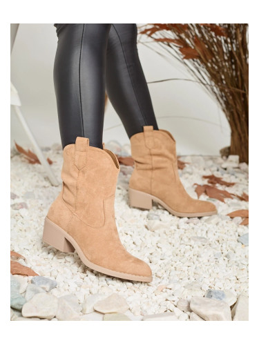 Resti Light brown women's insulated cowboy boots Bronco
