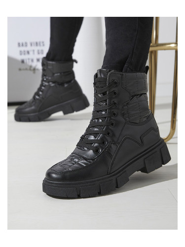 Resti Black women's non-heated Qertera bagger boots