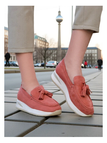 Resti Women's moccasins on a low wedge Fethole