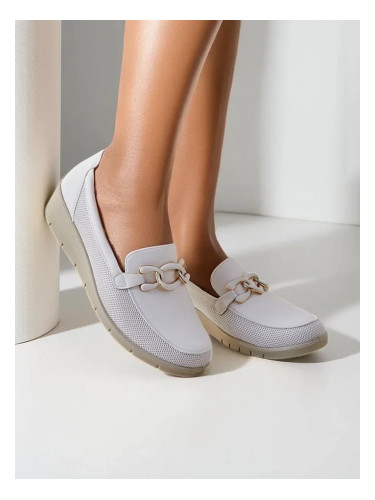 Resti Women's moccasins on a low wedge Lepor