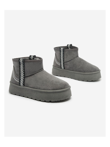 Resti Women's short boots a'la snow boots with ornament Erititta