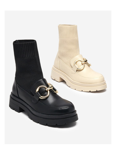 Resti Beige women's high-top Qenarisa shoes - Footwear