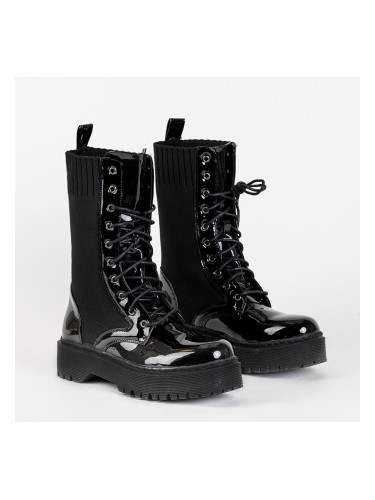 Resti Black baggers with elastic insert Kukizo- Footwear