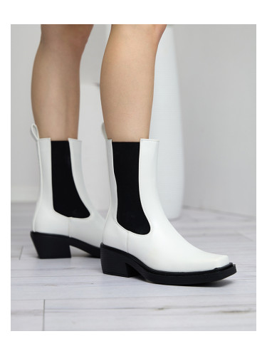 Resti White women's high slip boots Darran - Footwear