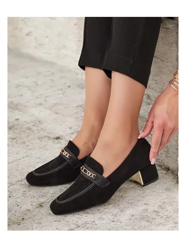 Resti Elegant women's moccasins on a low post Oflem