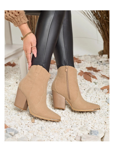 Resti Beige women's insulated Diva Charms boots