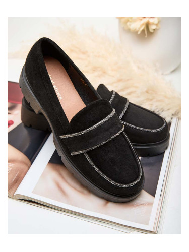 Resti Women's moccasins with zircons Eroime