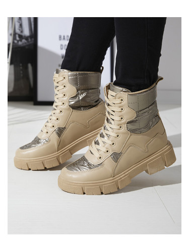 Resti Light brown women's uninsulated bagger boots Qertera- Footwear