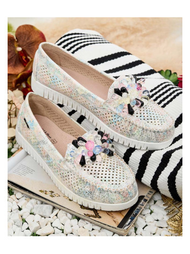 Resti Women's beaded openwork moccasins Nasfali