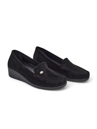 Resti Women's moccasins on a low wedge Lepolt