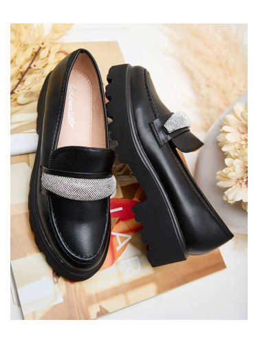 Resti Women's moccasins with zircons Emerne