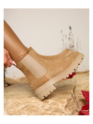 Resti Women's insulated boots in camel Comfy Walk