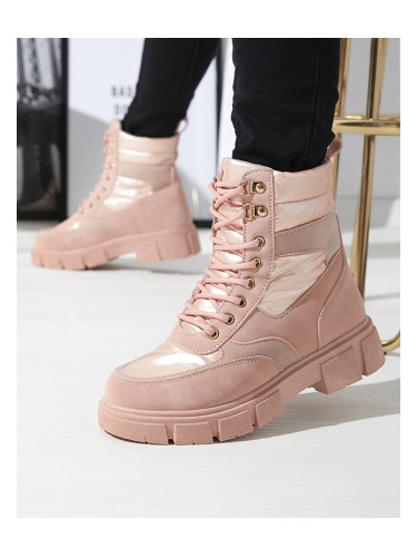 Resti Pink women's insulated trapper boots Kasemi- Footwear