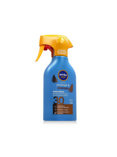 Nivea Sun Protect & Bronze Dual Effect SPF30 Слънцезащитна козметика за тяло 200 ml