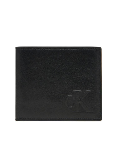 Портфейл Calvin Klein Ck Ew Billfold W/ Coin LV04G1072G Черен