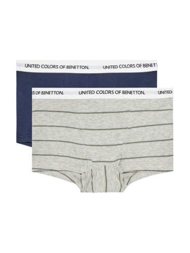 United Colors Of Benetton Комплект 2 чифта боксерки 3PRJ0X01D Цветен