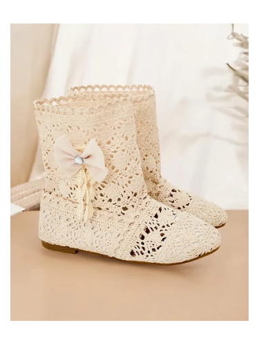 Resti Children's openwork boots with bow Geggi