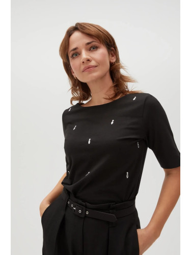 Marisse Women's Blouse Z-Ts-4537 Black