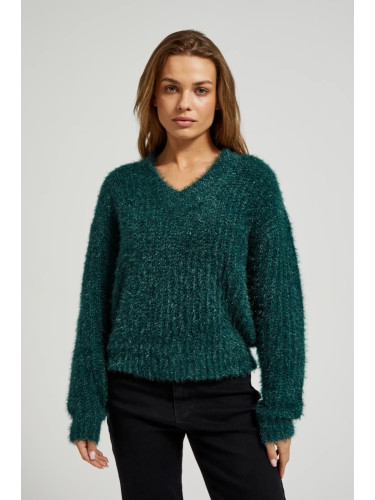 Marisse Women's Sweater Z-Sw-4541 D.Green