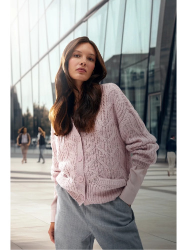 Marisse Women's Sweater Z-Sw-4505 Pink Mel