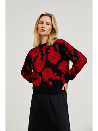 Marisse Women's Sweater Z-Sw-4537 Black