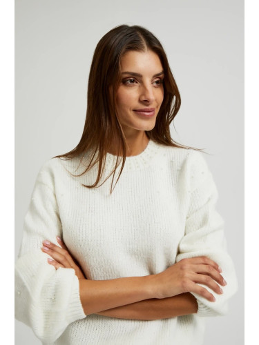 Marisse Women's Sweater Z-Sw-4570 Off White