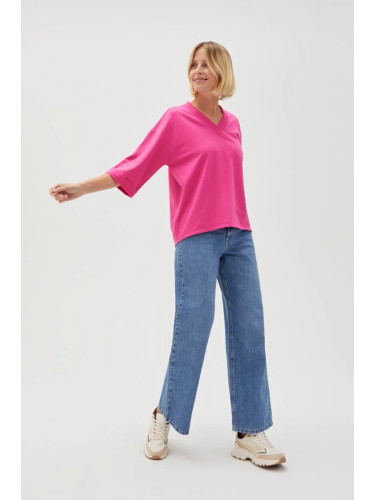 Marisse Women's Sweatshirt L-Bl-4609 Fuchsia