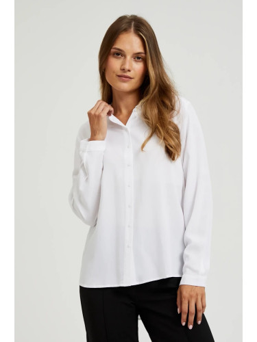 Marisse Women's Shirt L-Ko-4600 White