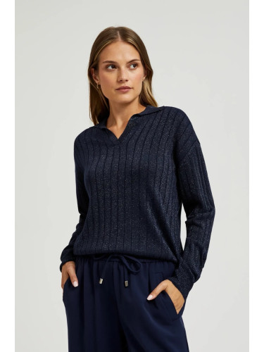 Marisse Women's Sweater Z-Sw-4558 Navy