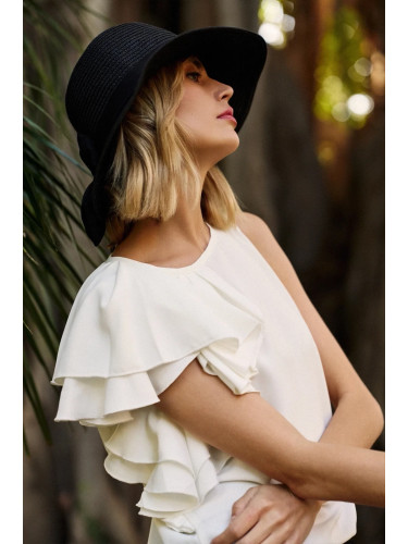 Marisse Women's Hat L-Cz-4602 Black