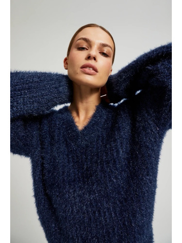 Marisse Women's Sweater Z-Sw-4541 Navy