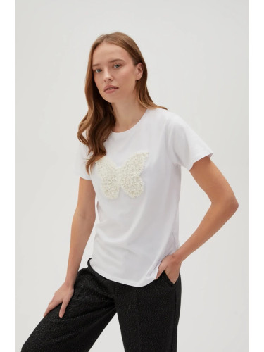Marisse Women's T-Shirt Z-Ts-4533 White
