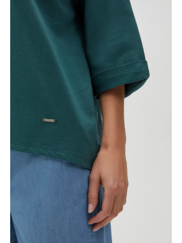 Marisse Women's Sweatshirt L-Bl-4609 D.Green