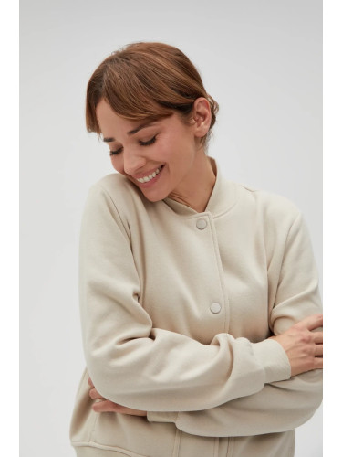 Marisse Women's Sweatshirt L-Bl-4610 L.Beige