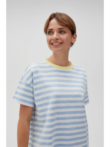 Marisse Women's Sweatshirt L-Bl-4605 L.Blue