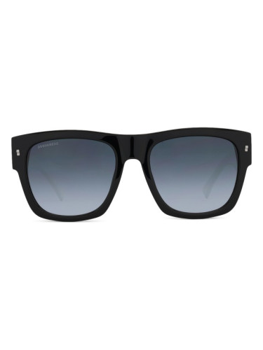 DSQUARED2 Icon 0004/S P56 55 90 - квадратна слънчеви очила, дамски, черни