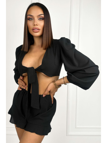 Дамски екстравагантен комплект от две части