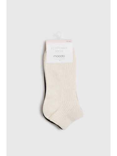 Marisse Women's Socks Z-Sk-4503 L.Beige Mel