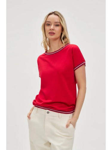 Marisse Women's T-Shirt L-Ts-4637 Red