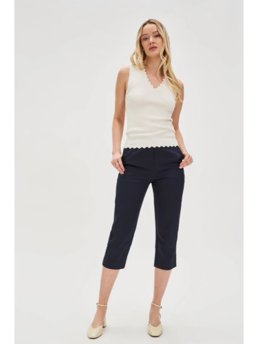 Marisse Women's Trousers L-Sp-4615 Navy