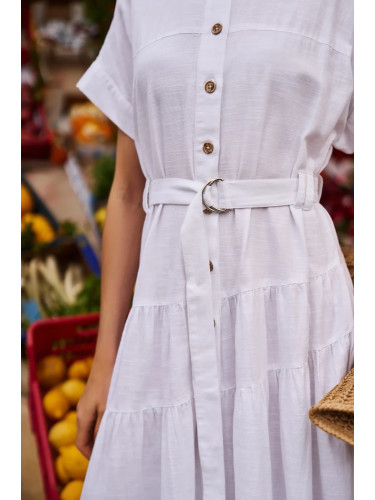 Marisse Women's Dress L-Su-4620 White