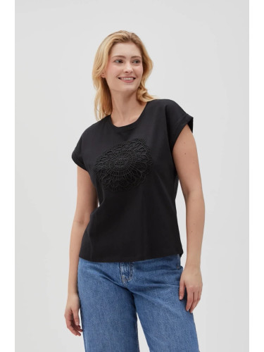 Marisse Women's T-Shirt L-Ts-4644 Black
