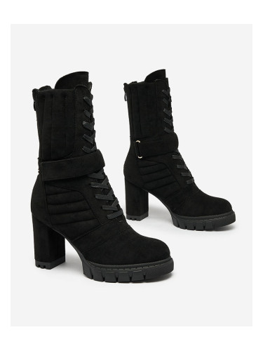 Resti Black women's insulated Sehhra stiletto boots