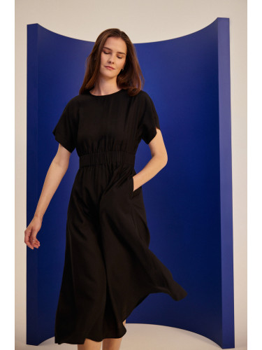 Marisse Black Viscose Dress
