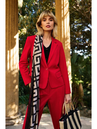 Marisse Women's Jacket L-Mr-4609 Red