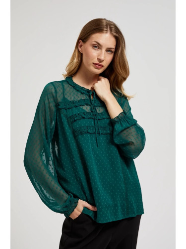 Marisse Women's Shirt Z-Ko-4546 D.Green