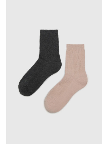 Marisse Women's Socks Z-Sk-4509 Dusty Pink