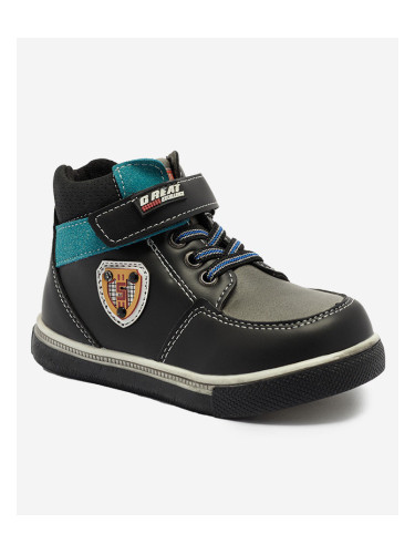 Resti Black boys' boots Wiasio- Footwear