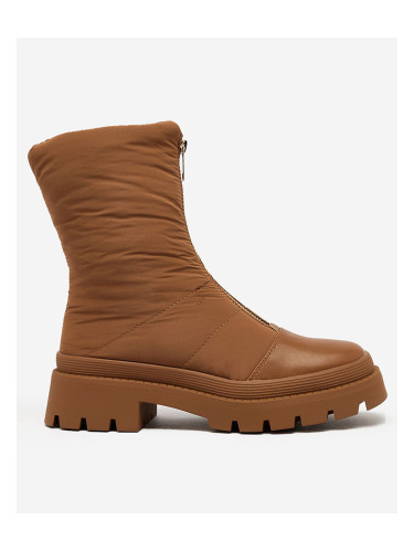 Resti Women's Tainve Beige Flat Heel Boots