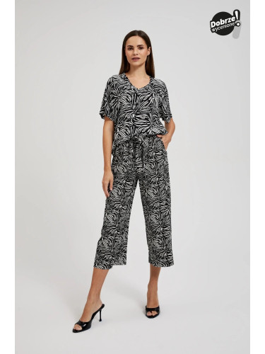 Marisse Women's Trousers L-Sp-4338 Black